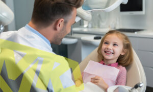Pediatric orthodontic treatment.