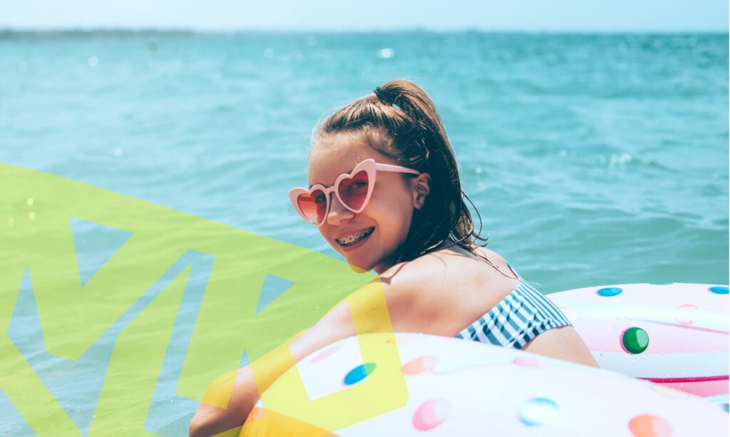 Orthodontic care during vacation.